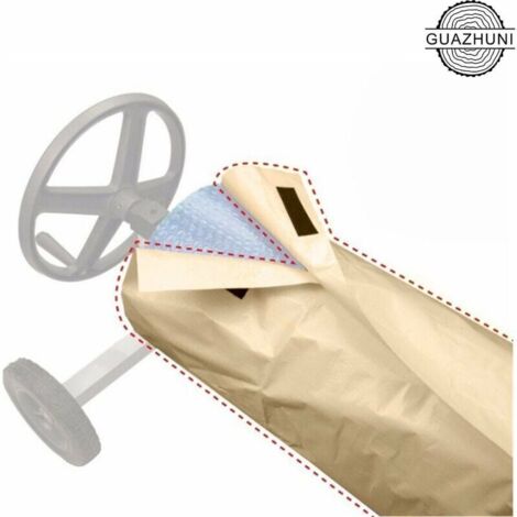 Green Mobility-Couverture Enrouleur Bâche Piscine en Tissu Imperméable,Couverture de Protection Piscine Extérieur Intérieur,49096cm