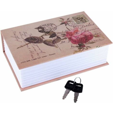 Green Mobility-Créatif Dictionnaire Livre Coffre-fort, Coffre-fort de Rangement Secret Caché en Forme de Livre avec Serrure à Combinaison, Cachette Secrète Boîte pour l'argent, Bijoux,Passeport (Tour 