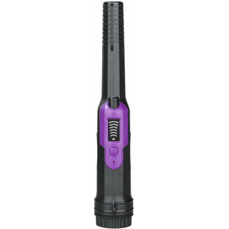 Green Mobility-Détecteur de métaux portable IP68 Détecteur de métaux étanche à main sans batterie, Noir+Violet