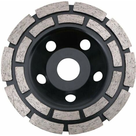 Green Mobility-Disque Diamant, Diamant à Meuler 125 mm à Meuler le Béton, Meule Diamantée Universelle pour Poncer Béton, Pierre, Granit Chape, Maçonnerie, Usage Universel 56Vingt