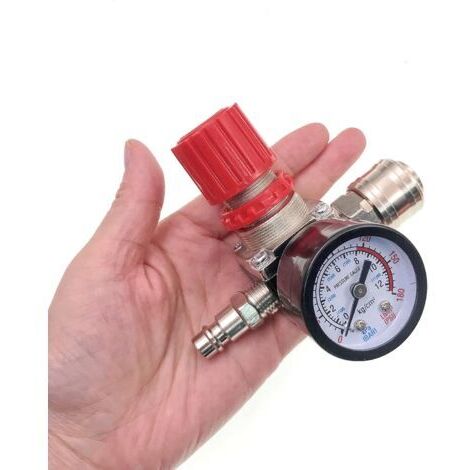 Green Mobility-Distribuidor de aire comprimido, conector de aire comprimido, interruptor de aire comprimido, con dos conectores roscados de 1/4 de pulgada, hecho de latón antioxidante Kcvv