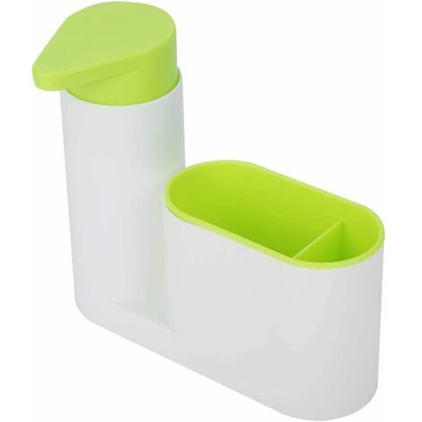 Green Mobility-Distributeur Liquide Vaisselle, Distributeur de Savon avec Porte éponge pour Cuisine