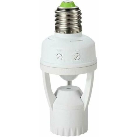 Green Mobility-Douille d'ampoule avec détecteur de mouvement détection de sécurité E27 60W Motion Sensor