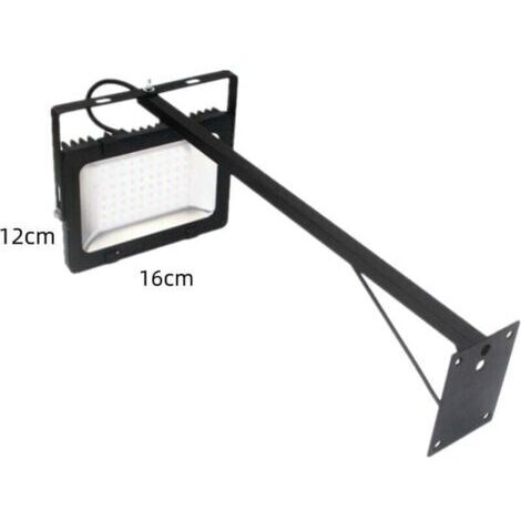 Green Mobility-Éclairage d'enseignes  - Projecteurs LED extérieurs 20 W pour façades de magasins - 50 cm - Montage en haut - Noir
