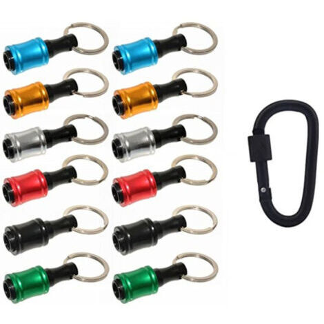 Green Mobility-Ensemble de 12 pièces comprenant des porte-embouts de 6,35 mm (1/4 pouce) et des porte-embouts pour tournevis à percussion à six pans creux, des rallonges pour clés, un système de dégag