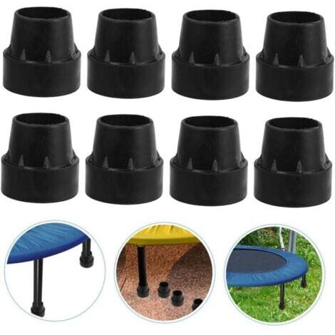 Green Mobility-Ensemble de 8 patins de protection pour trampoline , accessoires, embouts de poteaux en caoutchouc, manchons en caoutchouc, réparation de trampoline, pieds de trampoline