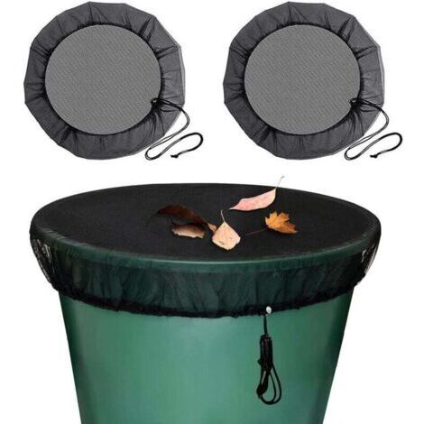 Green Mobility-Filet de Protection pour Récupérateur d'Eau de Pluie 95 cm Anti-Moustiques et Animaux avec Cordon