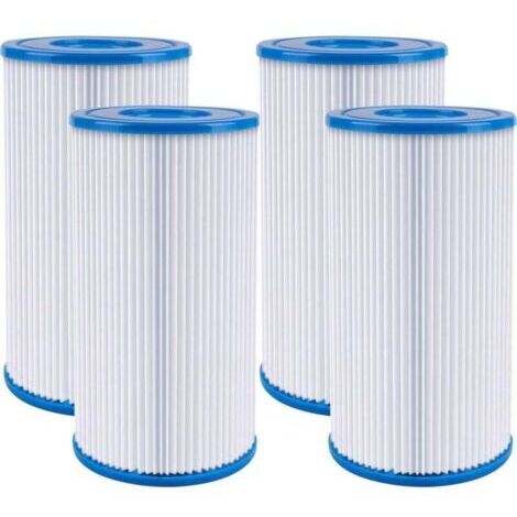 Green Mobility-Filtre de piscine lavable  pour pompes de filtration Intex 59900E et 29000E, compatible avec les filtres de 500, 530, 800, 1000 et 1500 gal/h (lot de 4)