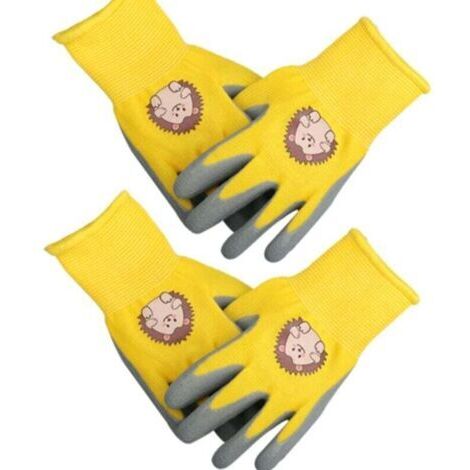 Green Mobility-Gants De Jardin Enfant 2 Paires Antidérapants Résistants Coupures Pour Moins 5 Ans