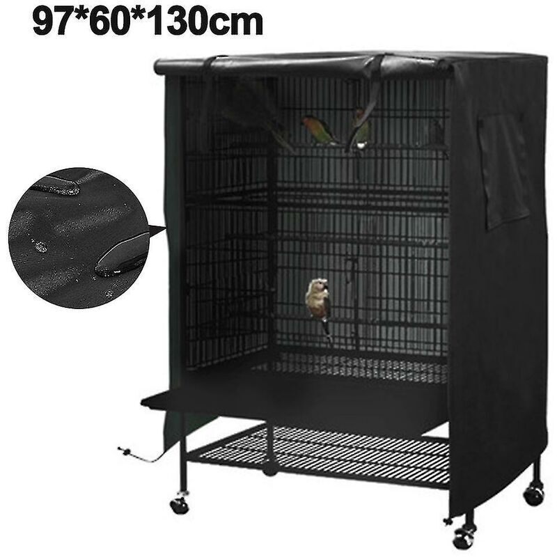 Green Mobility-Grande couverture de nuit lavable pour cage de perroquet coupevent et antipoussière