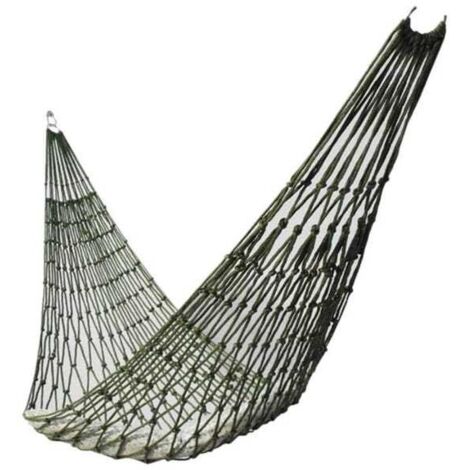 Green Mobility-Hamac en Filet en Nylon pour Extérieur - Lit Suspendu Portable pour Camping, Jardin, Plage, Voyage avec Corde