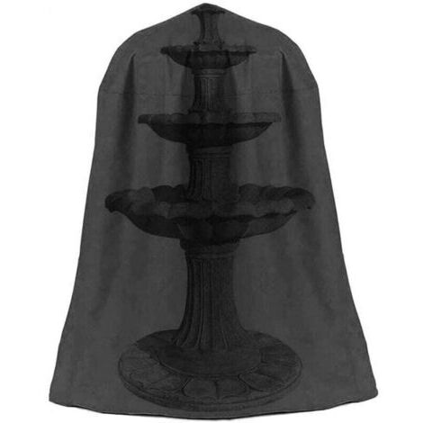 Green Mobility-Housse de Protection Hivernale Imperméable pour Fontaine de Jardin en Tissu Oxford 210D Anti-Vent