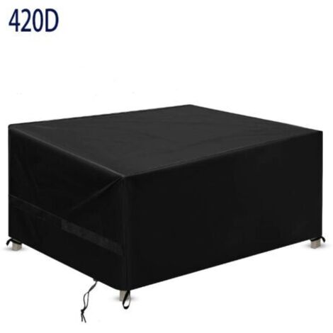 Green Mobility-Housse Salon de Jardin, Housse De Protection Salon De Jardin Imperméable, Respirante, Coupe-Vent, Anti-UV, Housse Protection Oxford 420D Bache Table De Jardin Exterieur——180×120×74