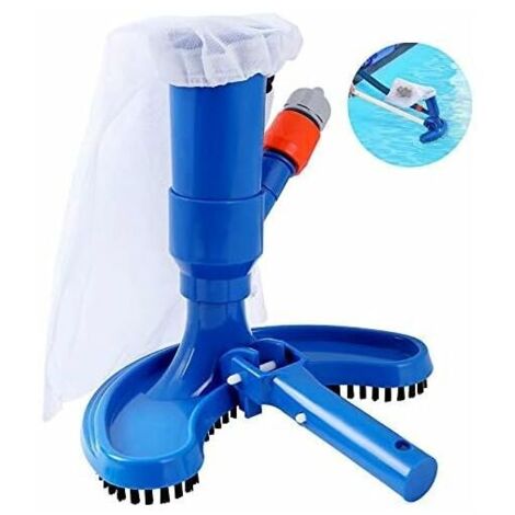 Green Mobility-jardin piscine Aspirateur Piscine Mini à Jet avec Tête d'aspiration à Nettoyage Rapide Portable avec Brosse et Raccord De Tuyau (Tuyau Non Inclus)