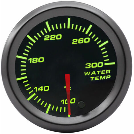 Green Mobility-Jauge turbo réglable 2 52mm,6394FBK Jauge de température de l'eau unité Fahrenheit avec capteur 6394FBK Jauge de température de l'eau unité Fahrenheit avec capteur