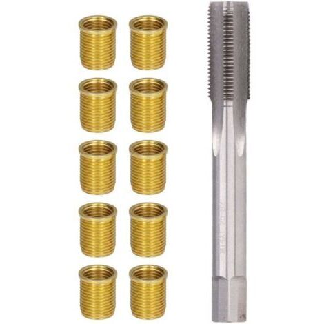 Green Mobility-Kit Réparation Filetage Bougie Allumage Inserts Métalliques M12x1 25 et M14x1 25