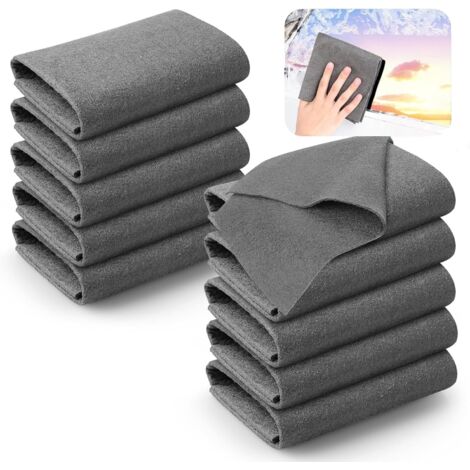 Green Mobility-Lot de 10 chiffons de nettoyage magiques, chiffons de nettoyage épais, 30x30 cm, chiffons en microfibre