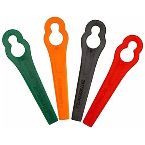 Green Mobility-Lot de 100 lames de rechange en plastique pour coupe-bordures Florabest LIDL FRTA 20 A1, FAT 18B3, FRT18A.