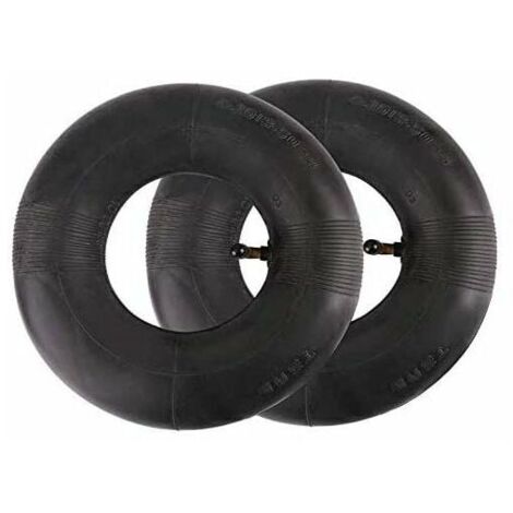 Green Mobility-Lot de 2 chambres à air 410/350-6 Micro Tiller 4.10/3.50-6 Coude Pneumatique Machines de jardin pour chariots, chariots de transport, chariots de jardin, tondeuses à gazon