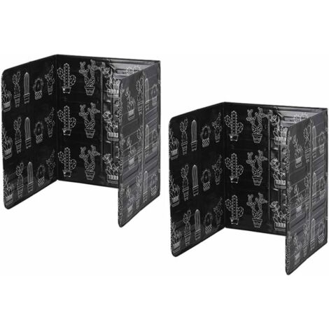 Green Mobility-Lot de 2 protections anti-éclats Shield Guard anti-éclaboussures en aluminium pour cuisine Protection anti-éclaboussures et à gaz Protection contre les éclaboussures