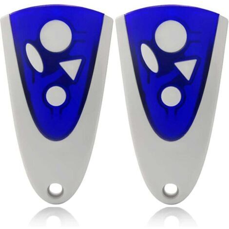 Green Mobility-Lot de 2 télécommandes de porte de garage Novoferm Novotron 502 MAX43-2 et Novotron 512 MIX43-2, 433,92 MHz - Lot de 2 émetteurs portables universels - 433 MHz