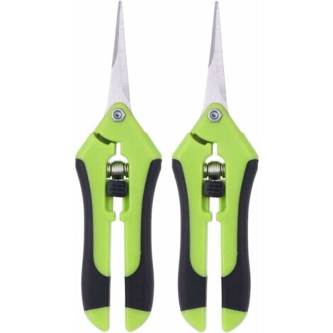 Green Mobility-Lot de 2 ux pour élaguer des ux à élaguer manuel en acier inoxydable professionnel (Vert)