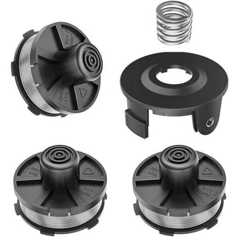 Green Mobility-Lot de 3 Bobines Fil Nylon Coupe Herbe Makita 18V DUR181Z DUR181RF avec Couvercle et Ressort