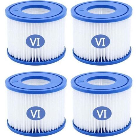 Green Mobility-Lot de 4 filtres de spa de type VI compatibles avec les références 90352E, 58323 et 90427E, accessoires de rechange pour piscines hors sol