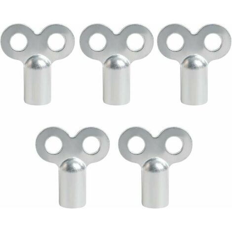 Green Mobility-Lot de 5 clés de purge pour radiateurs - Compatibles avec tous les radiateurs - Clés carrées de qualité supérieure - Pratique
