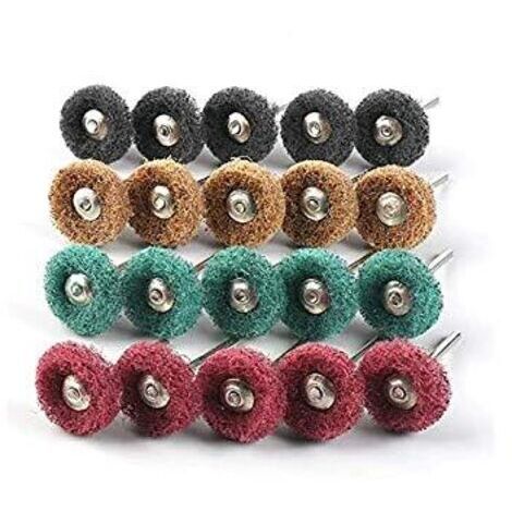 Green Mobility-Lot de 80 disques de polissage pour outils rotatifs Dremel - 25 mm