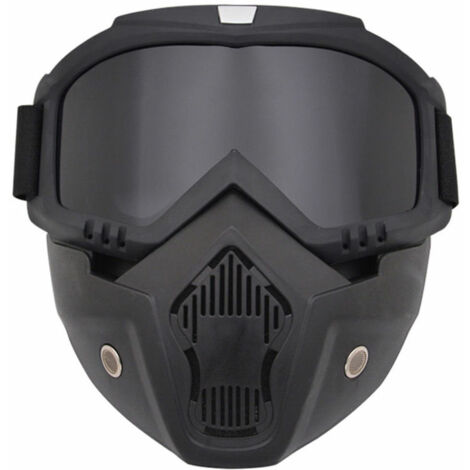 Green Mobility-Lunettes, masque, lunettes toutterrain, lunettes de moto,gris gris