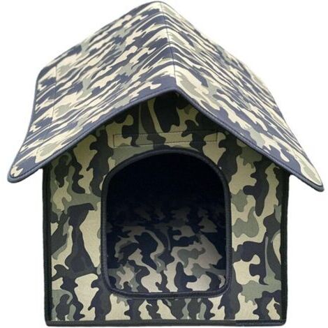 Green Mobility-Maisonnette pour chat en EVA imperméable – Abri pliable et détachable – Protection contre la pluie et le vent – Pour intérieur et extérieur