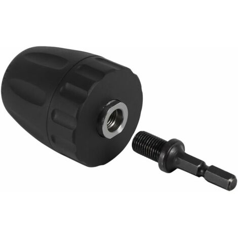 Green Mobility-Mandrin Visseuse - Adaptateur Foret Visseuse 3/8-24UNF 0.8-10MM Clip de Mandrin de Foret sans clé avec Adaptateur de Tige Hexagonale 1/4 ''