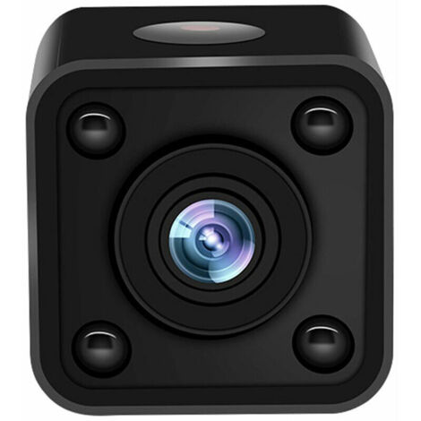 Green Mobility-Mini camera portable haute resolution 1080P / 30fps Smart WiFi Camera de securite sans fil avec vision nocturne, detection de mouvement avec support de base de conception magnetique pou