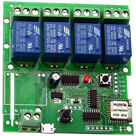 Green Mobility-Module De Commutation Sans Fil Smart Remote Control, 4 Canaux, Cc 5V