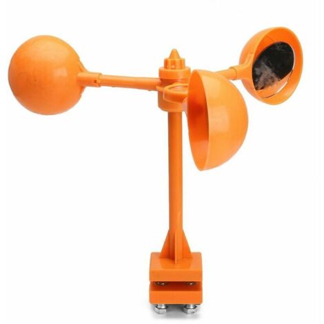 Green Mobility-Moulin à vent oiseau effaroucheur angle d'angle outils de vent en plastique orange pour extérieur.