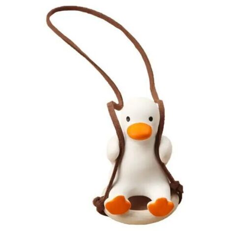 Green Mobility-Nouveau pendentif de voiture en petit canard jaune mignon, décoration d'intérieur de véhicule, cadeau d'anniversaire