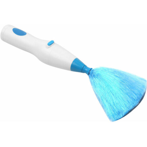 Green Mobility-Ordinateur De Poche A Pile Electrique Spin Plumeau Chiffon Retractable Nettoyage En Microfibre Brosse Duster Poussiere Brosse A Main Depoussierant Outil Avec 2 Tete De Brosse