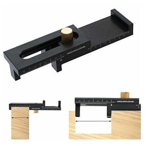Green Mobility-Outils de travail du bois Pied à coulisse 540 mm en alliage d'aluminium Micromètre jauge d'espace intérieur extérieur Outil de travail du bois