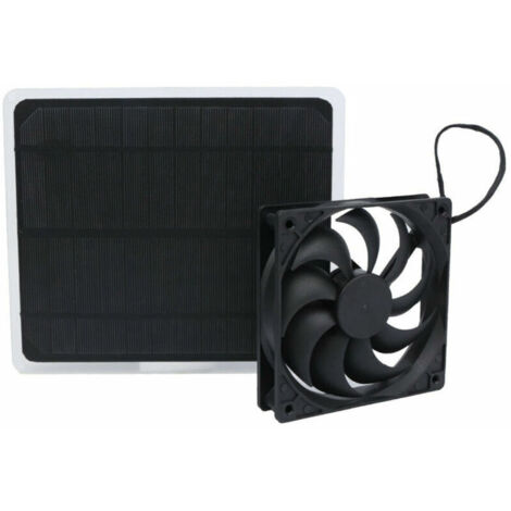 Green Mobility-Panneau Solaire 10W Avec Port Usb Fan Ventilator Monocristallins Solaires Au Silicium