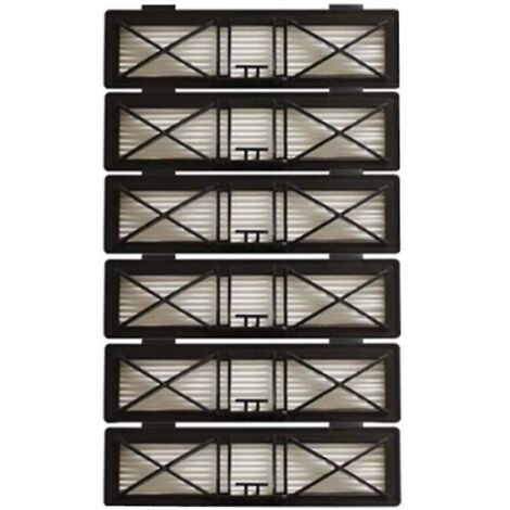 Green Mobility-Paquet de 6 filtres Hepa pour Neato Botvac D7 D3 D4 D5 D6 D70 D75 D80 D85 pour Neato Botvac 75e 80 filtres