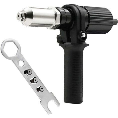 Green Mobility-Pince à riveter Adaptateur de pistolet à riveter électrique Connecteur de tête de bloc Outils professionnels Joint de perceuse à écrou Riveteuse à riveter Insert de rivet Tournevis sans