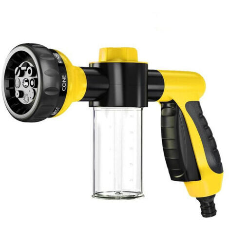 Green Mobility-Pistolet à eau multifonction haute pression  pour lavage de voiture à mousse, distributeur de savon et de shampoing pour le lavage des animaux et buse de pulvérisation pour tuyau d'arro