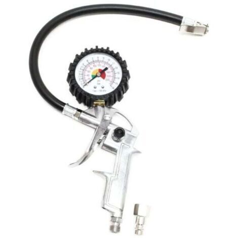 Green Mobility-Pistolet de gonflage  avec manomètre 0-16 bar pour pneus de voiture et de moto