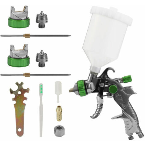 Green Mobility-Pistolet de peinture écologique type HVLP pistolet de peinture automobile 1.4mm buse 1.7mm 2.0mm