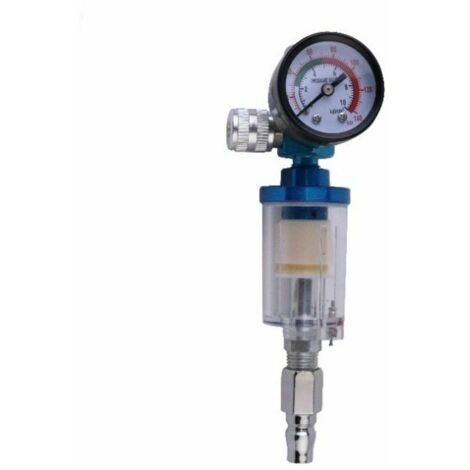 Green Mobility-Pistolet pulvérisateur pneumatique avec régulateur de pression + Filtre séparateur d'huile Outil séparateur