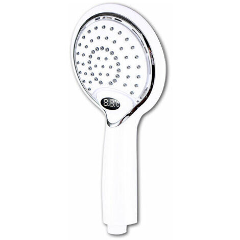 Green Mobility-Pommeau de douche LED Pommeau de douche portable à affichage numérique de la température LED
