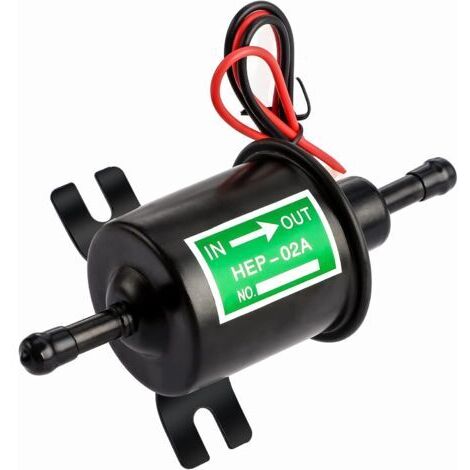 Green Mobility-Pompe à Essence Électrique 12V HEP-02A Pompe à Carburant Électrique à Basse Pression 2.5-4PSI pour Toutes les Voitures, Camions et Bateaux