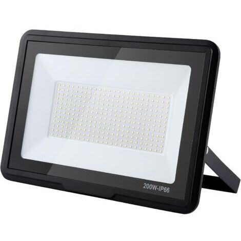 Green Mobility-Projecteur led extérieur 200W 25000lm – Lumière blanche froide 6000K – IP66 étanche – Éclairage de sécurité pour espaces extérieurs