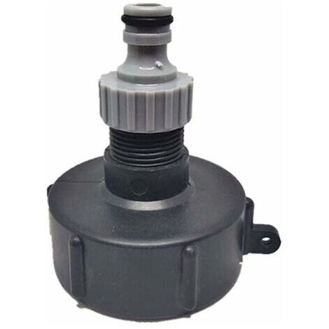 Green Mobility-Raccord Rapide IBC Cuve 1000L S60X6 Robinet Adaptateur Réservoir Connecteur Tuyau Sortie Plastique 3/4 Pouce